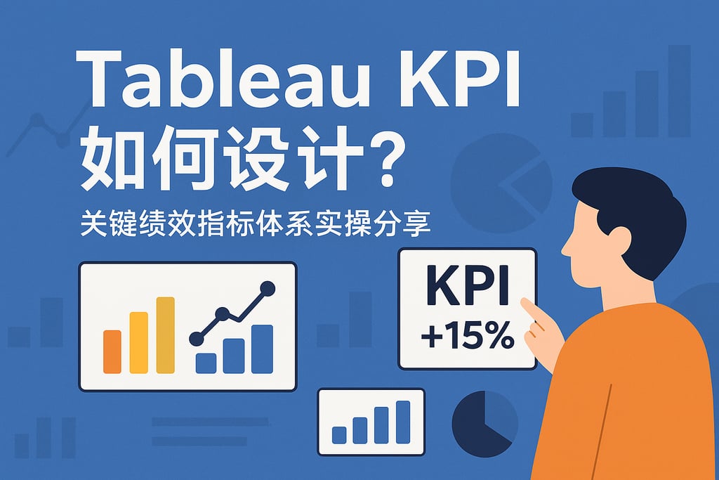 Tableau KPI如何设计？关键绩效指标体系实操分享